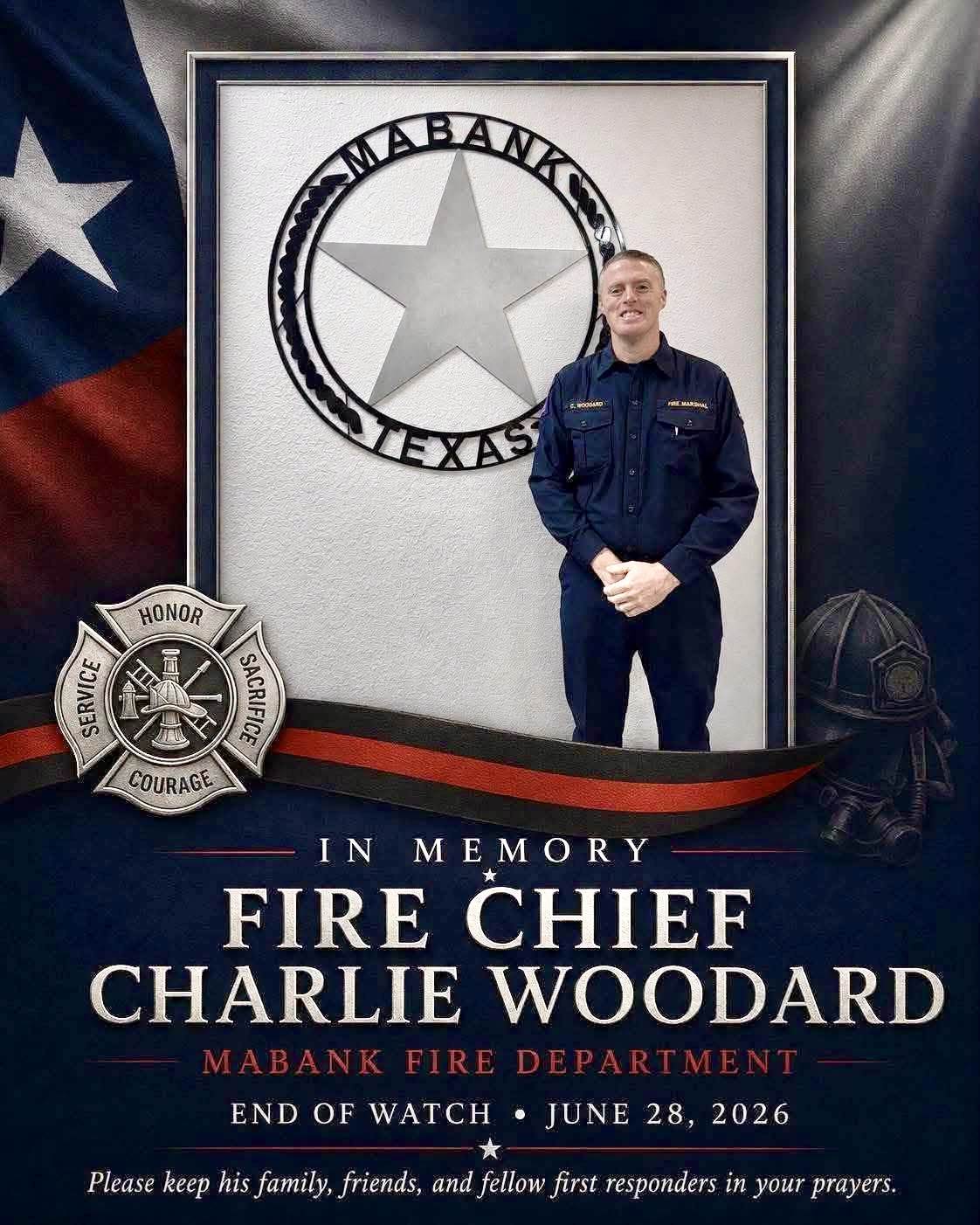 Together, we will honor his memory and stand united as one community, Mabank Strong!