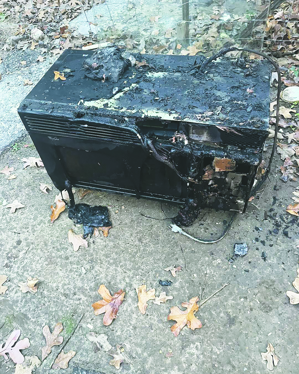 microwave fire