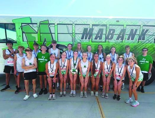 Courtesy Photo/Mabank ISD The Mabank High School cross country team wins first place in the Class 4A and under portion of the James Smith Invitational hosted Aug. 27 by Midlothian ISD, while the Mabank boys took home third place in their corresponding category.