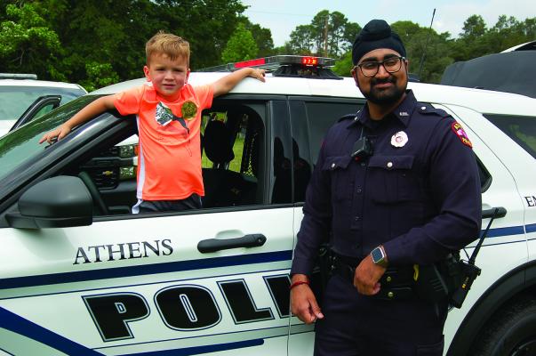 Second-annual Cops and Kids Picnic at Athens Kiwanis Park