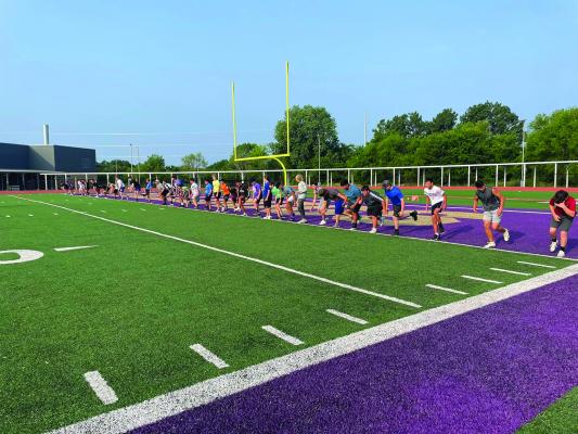  Eustace kicks off their summer workout program