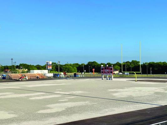 Yellowjacket Stadium progressing for 2022 season