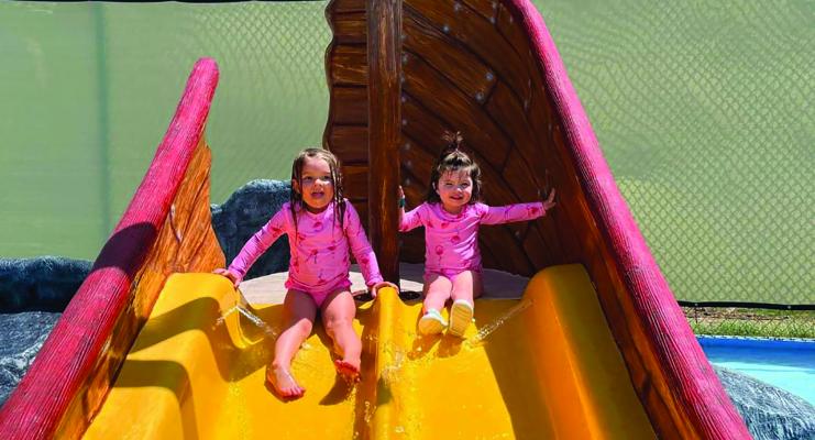Sliding into summer with a splash