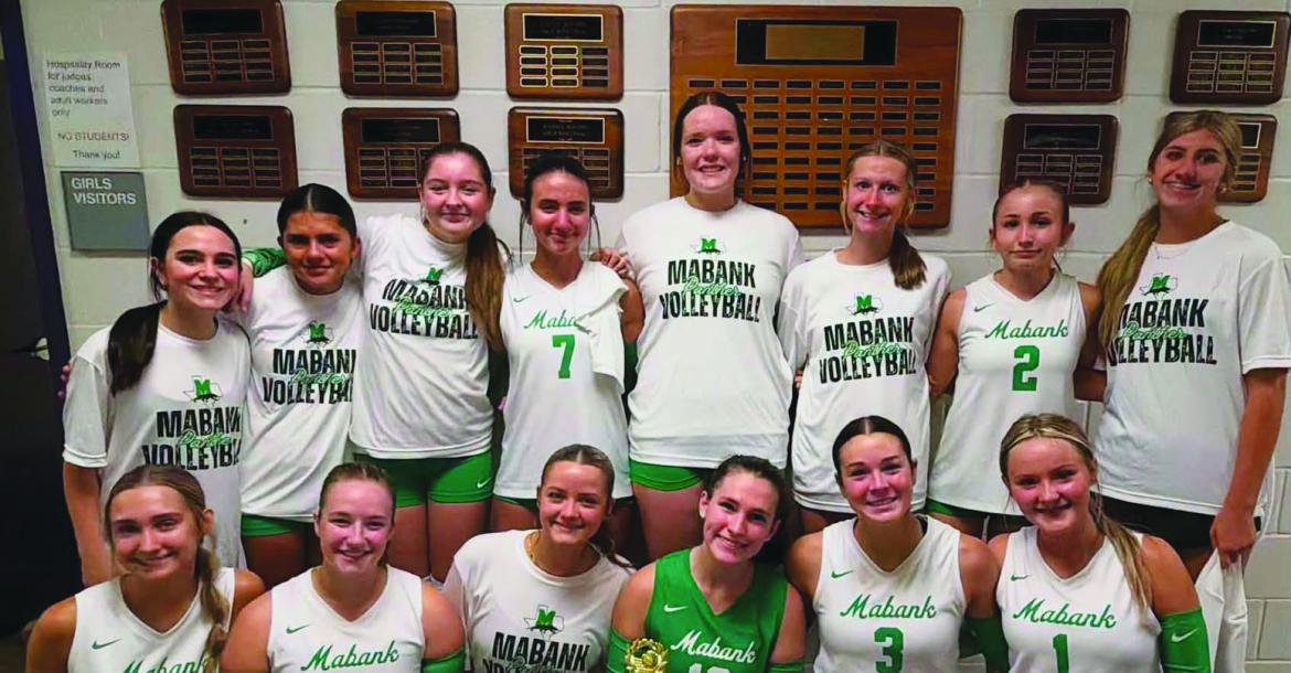 Courtesy Photo/Mabank ISD The Mabank Lady Panthers take third place Aug. 22 in the Varsity bracket of Eustace’s Chuck Powers Invitational In Honor of Maggie Groom tournament, then follow that up with an  Aug. 29 Silver bracket consolation trophy at the Caddo Mills tournament.